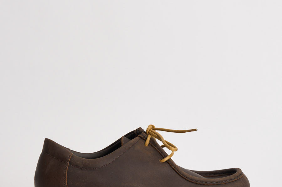 Scarpe uomo stringate marrone scuro L1710 CRAZYBROWN MAZE 