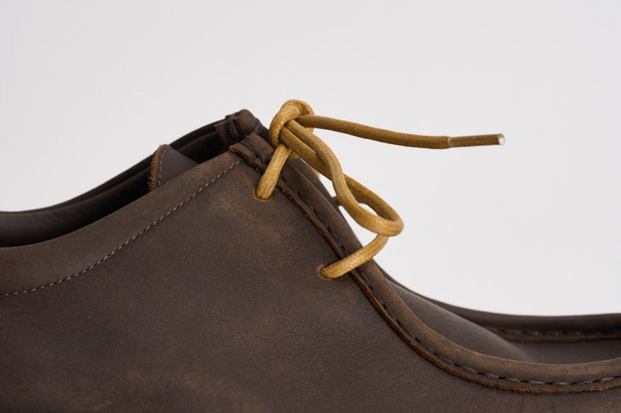 Scarpe uomo stringate marrone scuro L1710 CRAZYBROWN MAZE 