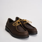 Scarpe uomo stringate marrone scuro L1710 CRAZYBROWN MAZE 