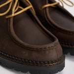 Scarpe uomo stringate marrone scuro L1710 CRAZYBROWN MAZE 