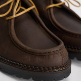 Scarpe uomo stringate marrone scuro L1710 CRAZYBROWN MAZE 