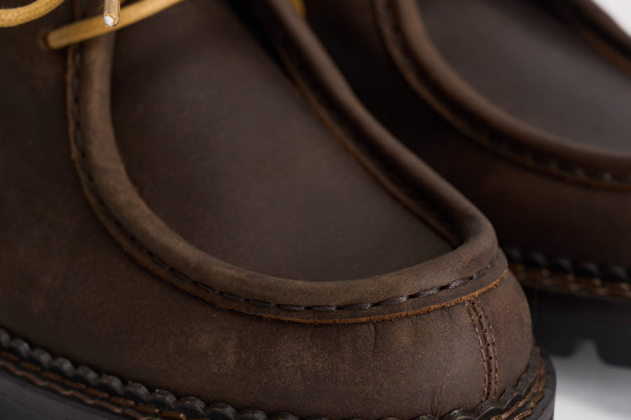 Scarpe uomo stringate marrone scuro L1710 CRAZYBROWN MAZE 