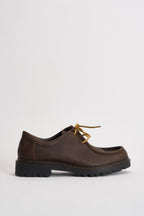 Scarpe uomo stringate marrone scuro L1710 CRAZYBROWN MAZE 