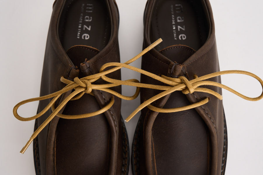 Scarpe uomo stringate marrone scuro L1710 CRAZYBROWN MAZE 