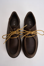 Scarpe uomo stringate marrone scuro L1710 CRAZYBROWN MAZE 
