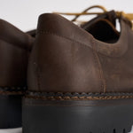Scarpe uomo stringate marrone scuro L1710 CRAZYBROWN MAZE 