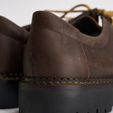 Scarpe uomo stringate marrone scuro L1710 CRAZYBROWN MAZE 