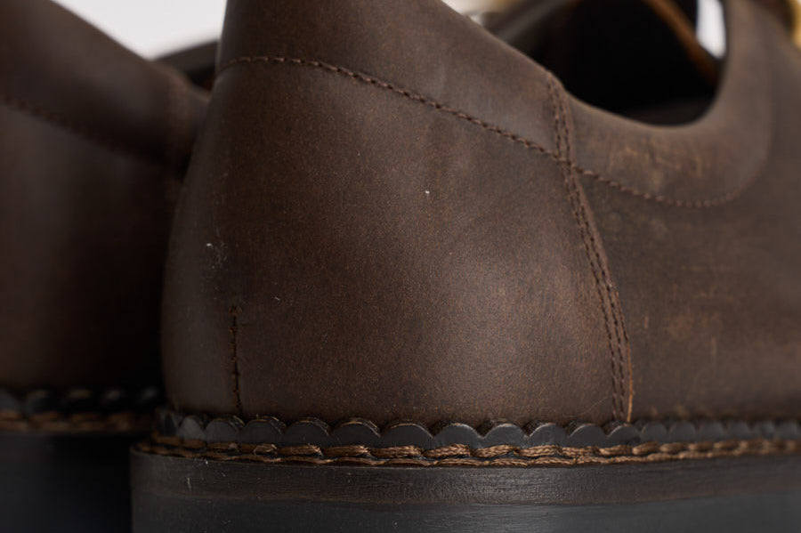Scarpe uomo stringate marrone scuro L1710 CRAZYBROWN MAZE 