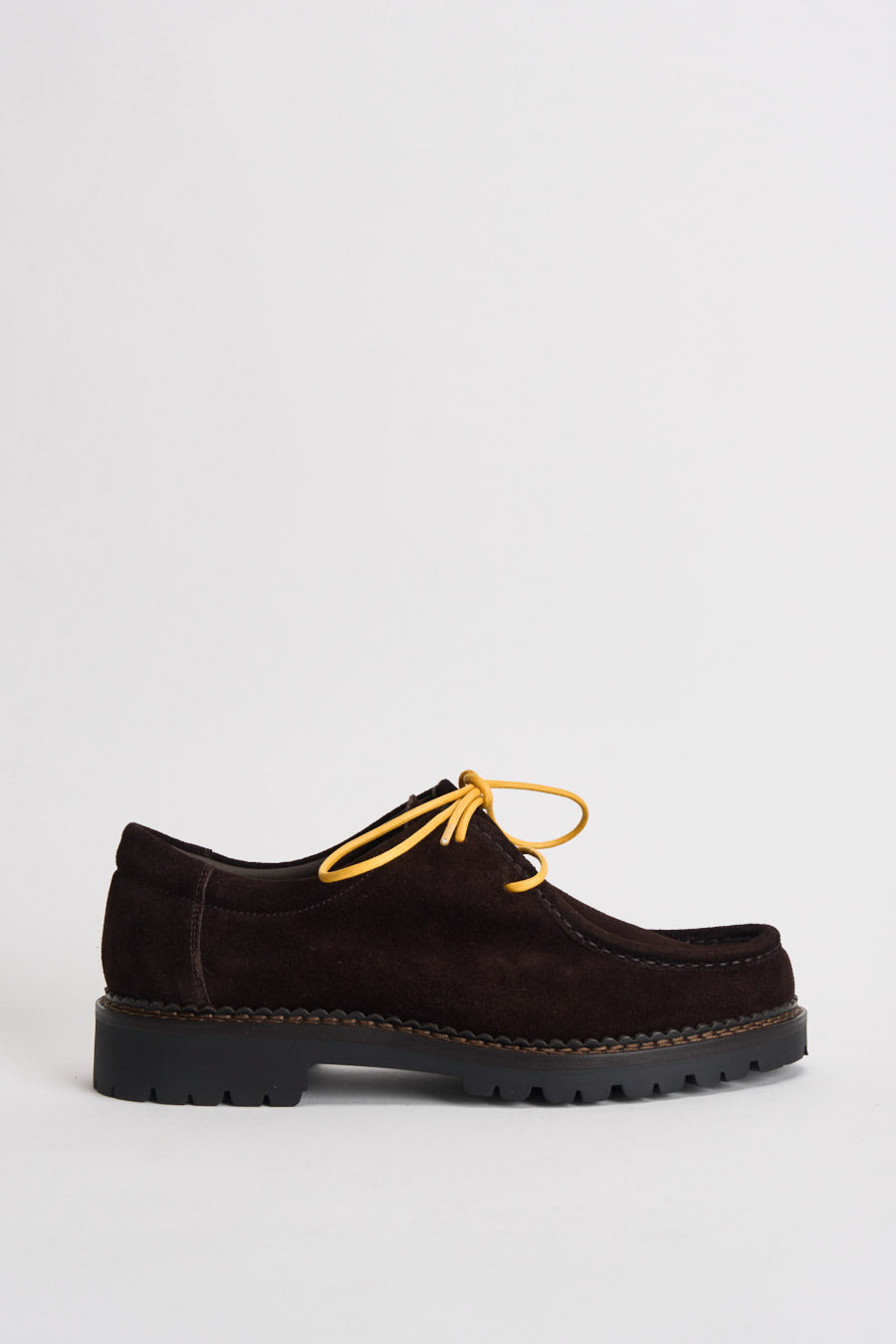 Scarpe uomo stringate suede marrone scuro L1710 SUEDEDARK BROWN MAZE 