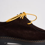 Scarpe uomo stringate suede marrone scuro L1710 SUEDEDARK BROWN MAZE 