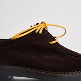 Scarpe uomo stringate suede marrone scuro L1710 SUEDEDARK BROWN MAZE 