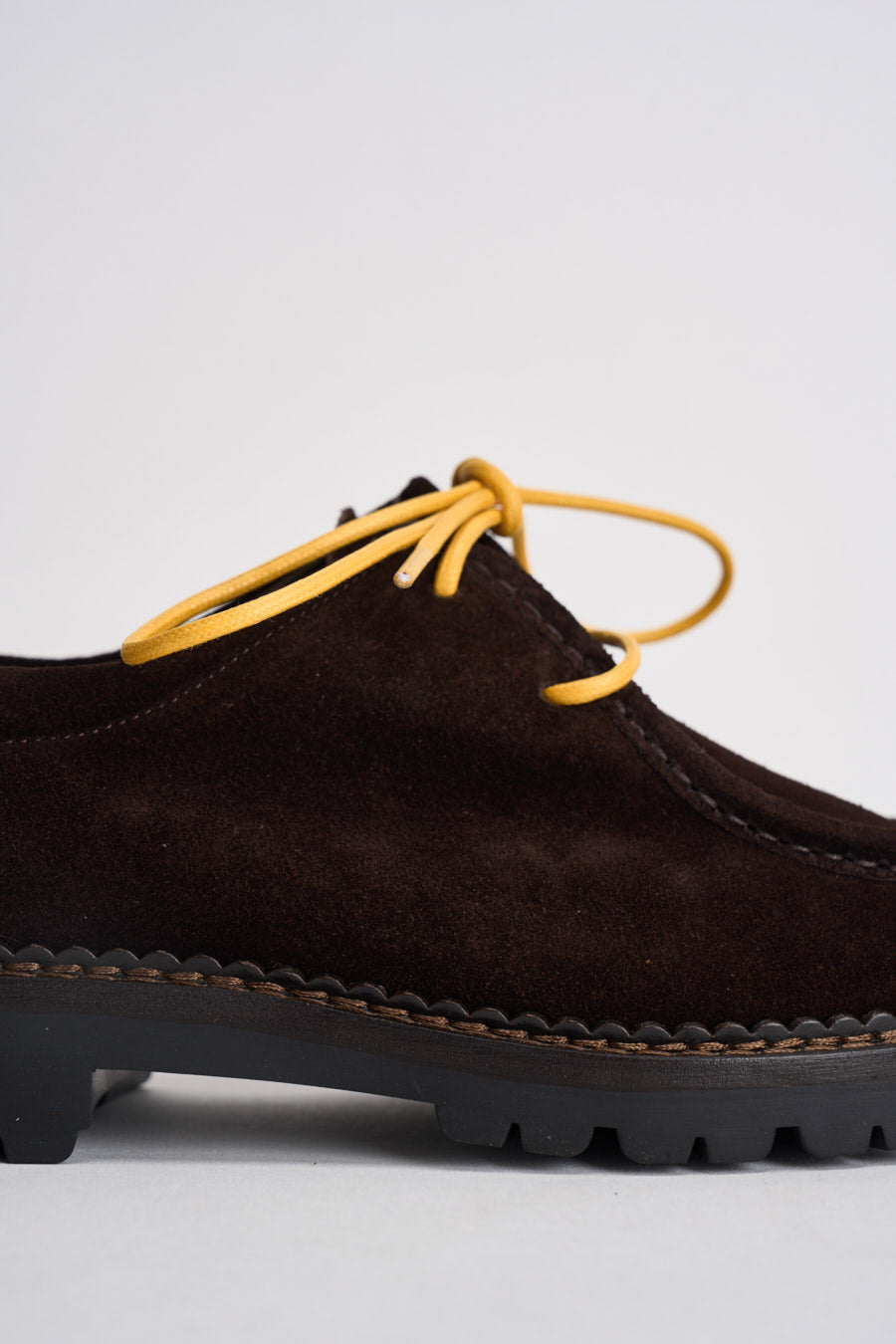 Scarpe uomo stringate suede marrone scuro L1710 SUEDEDARK BROWN MAZE 
