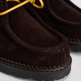 Scarpe uomo stringate suede marrone scuro L1710 SUEDEDARK BROWN MAZE 