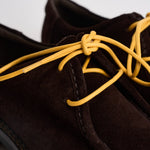 Scarpe uomo stringate suede marrone scuro L1710 SUEDEDARK BROWN MAZE 