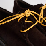 Scarpe uomo stringate suede marrone scuro L1710 SUEDEDARK BROWN MAZE 
