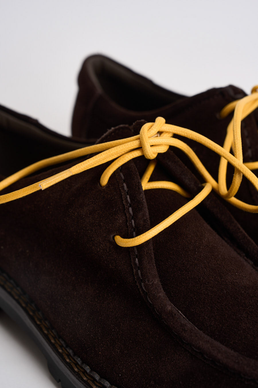 Scarpe uomo stringate suede marrone scuro L1710 SUEDEDARK BROWN MAZE 