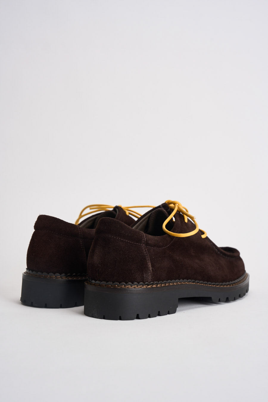 Scarpe uomo stringate suede marrone scuro L1710 SUEDEDARK BROWN MAZE 