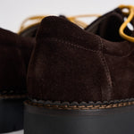 Scarpe uomo stringate suede marrone scuro L1710 SUEDEDARK BROWN MAZE 