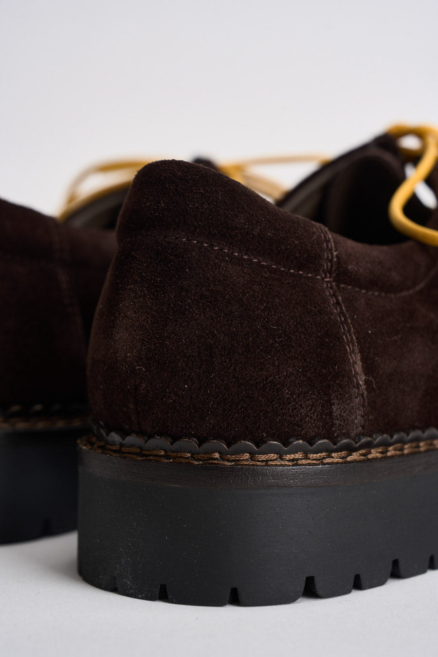 Scarpe uomo stringate suede marrone scuro L1710 SUEDEDARK BROWN MAZE 