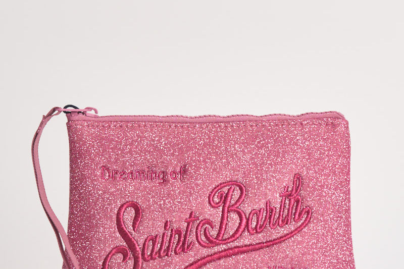 Pochette donna Aline con lurex rosa ALINELUREXW 00192M MC2 SAINT BARTH 