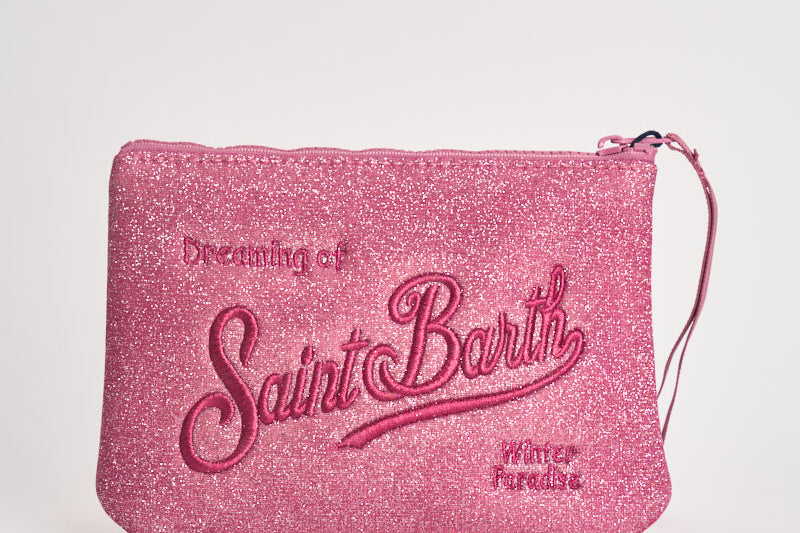 Pochette donna Aline con lurex rosa ALINELUREXW 00192M MC2 SAINT BARTH 