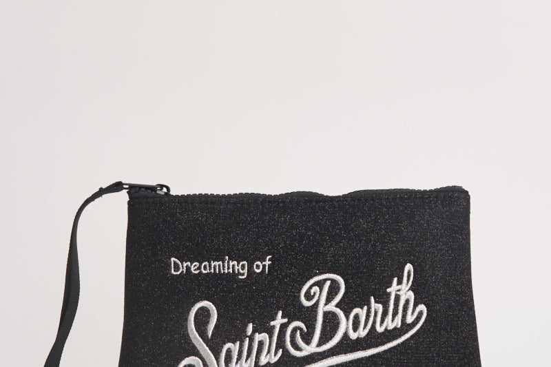Pochette donna Aline con lurex nera ALINELUREXW 00315M MC2 SAINT BARTH 