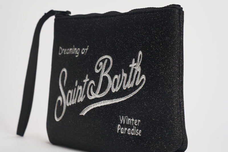 Pochette donna Aline con lurex nera ALINELUREXW 00315M MC2 SAINT BARTH 