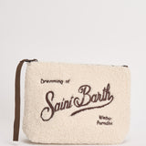 Pochette donna Aline teddy panna ALINETEDDY 00168M MC2 SAINT BARTH 