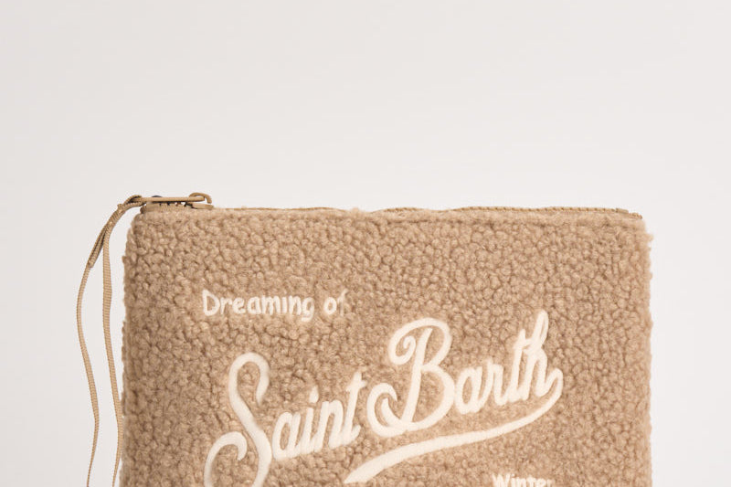 Pochette donna Aline teddy beige ALINETEDDY 00347M MC2 SAINT BARTH 