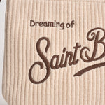 Pochette donna Aline in maglia tricot panna ALINETRICOT 03104M MC2 SAINT BARTH 