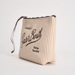Pochette donna Aline in maglia tricot panna ALINETRICOT 03104M MC2 SAINT BARTH 