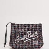Pochette donna Aline multicolor nera ALINETWEED 00193M MC2 SAINT BARTH 