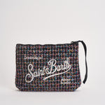 Pochette donna Aline multicolor nera ALINETWEED 00193M MC2 SAINT BARTH 