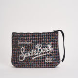 Pochette donna Aline multicolor nera ALINETWEED 00193M MC2 SAINT BARTH 