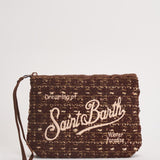 Pochette donna Aline multicolor marrone ALINETWEED 04136M MC2 SAINT BARTH 