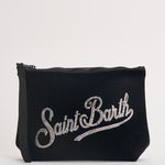 Pochette donna Aline in velluto nera ALINEVELVET 04519M MC2 SAINT BARTH 
