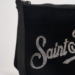 Pochette donna Aline in velluto nera ALINEVELVET 04519M MC2 SAINT BARTH 