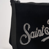 Pochette donna Aline in velluto nera ALINEVELVET 04519M MC2 SAINT BARTH 