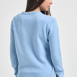 Maglia donna fantasia celeste NEWQUEENC 00247M MC2 SAINT BARTH 