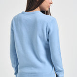 Maglia donna fantasia celeste NEWQUEENC 00247M MC2 SAINT BARTH 