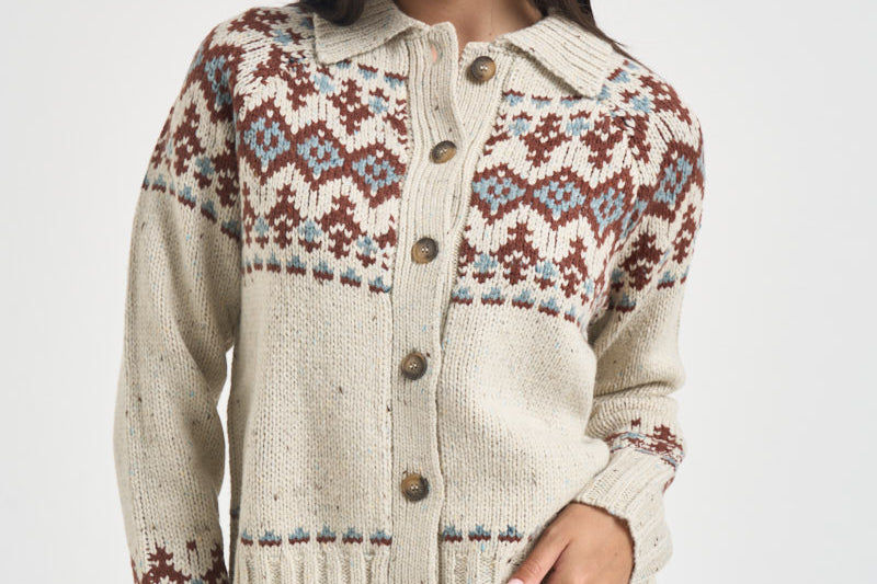 Cardigan donna Patty multicolore PATTYDONEGAL 00036M MC2 SAINT BARTH 