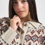 Cardigan donna Patty multicolore PATTYDONEGAL 00036M MC2 SAINT BARTH 