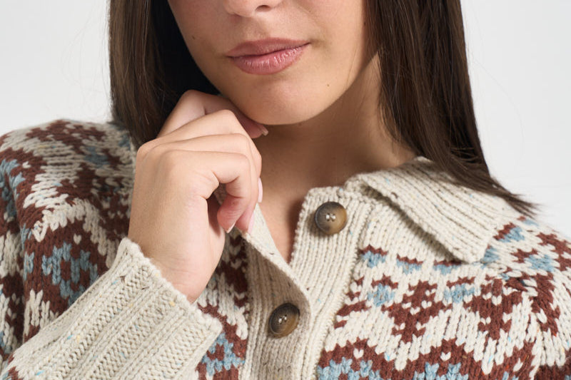 Cardigan donna Patty multicolore PATTYDONEGAL 00036M MC2 SAINT BARTH 