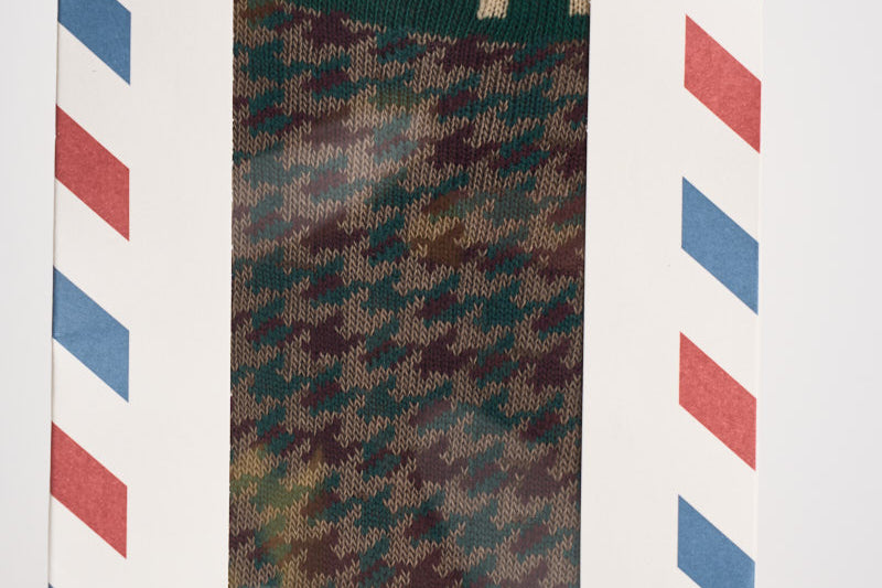 Calzini uomo fantasia multicolor verdi SOXN 00518M MC2 SAINT BARTH 