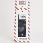 Calzini uomo fantasia blu SOXN 01691M MC2 SAINT BARTH 