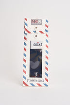 Calzini uomo fantasia blu SOXN 01691M MC2 SAINT BARTH 
