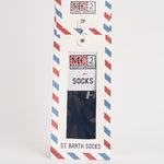 Calzini uomo con fantasia camouflage blu SOXN 04529M MC2 SAINT BARTH 