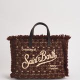 Borsa donna Mini Vanity in tweed vino VANITYMINITWEED 04136M MC2 SAINT BARTH 
