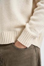Maglione uomo girocollo panna RADLEY 00023M MC2 SAINT BARTH 