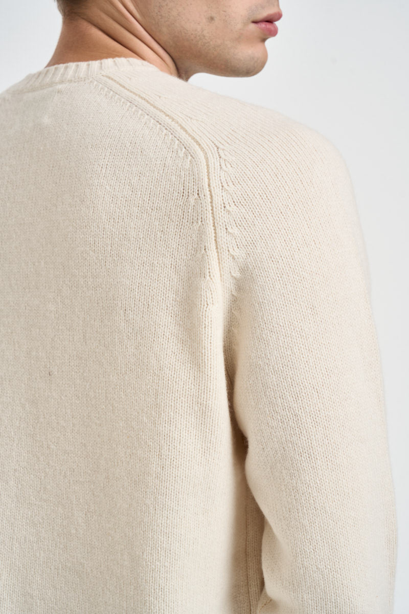 Maglione uomo girocollo panna RADLEY 00023M MC2 SAINT BARTH 